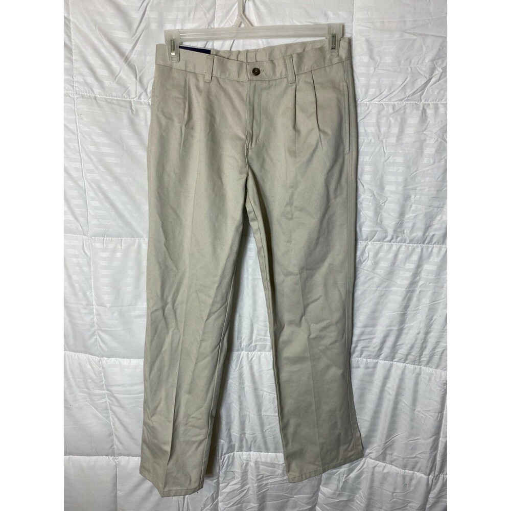 NWT Boys Size 18 Regular Tan Khakis School Uniform Chaps